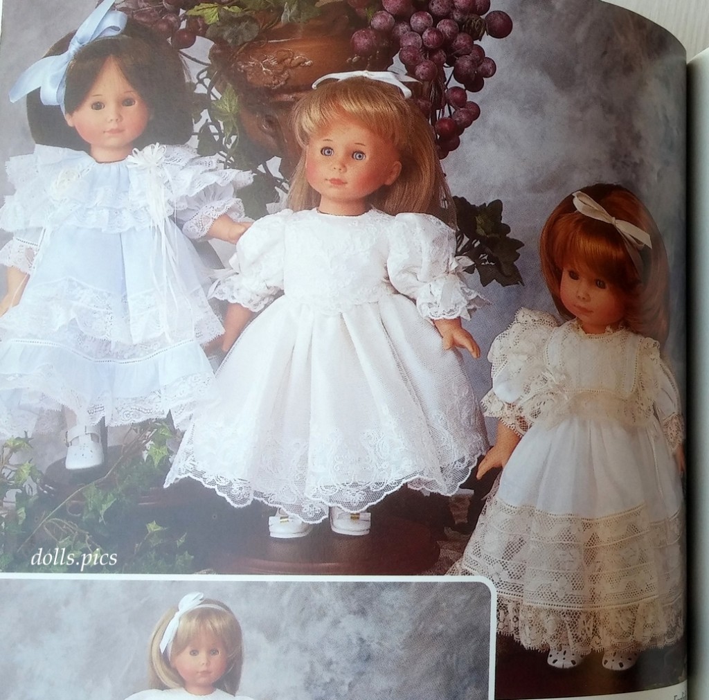 Three Best Friends Heirloom Doll Clothes by Martha Campbell Pullen