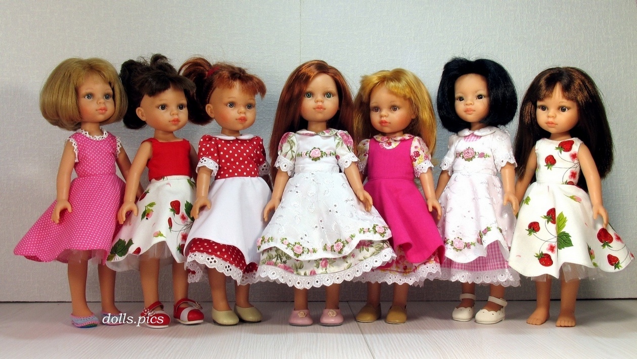 Панорамное Платье для куклы Paola Reina