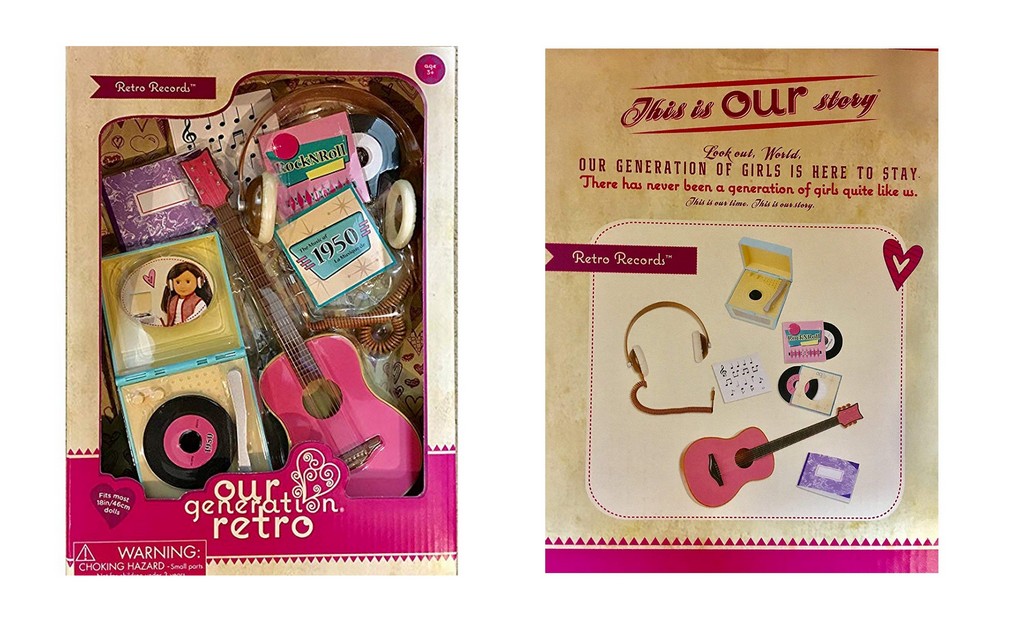 Our Generation Retro Accessories Retro Records for 18" dolls